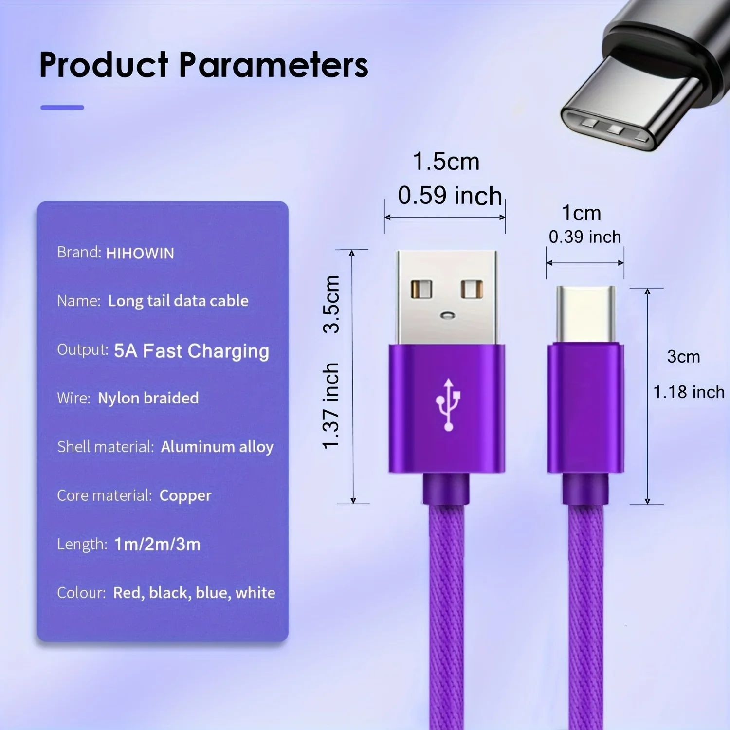 66W 5A Fast Charging USB Type C Quick Charge Cable For Samsung S23 Realme Xiaomi 13 Huawei Phone Fast Charging Cord Data Cables