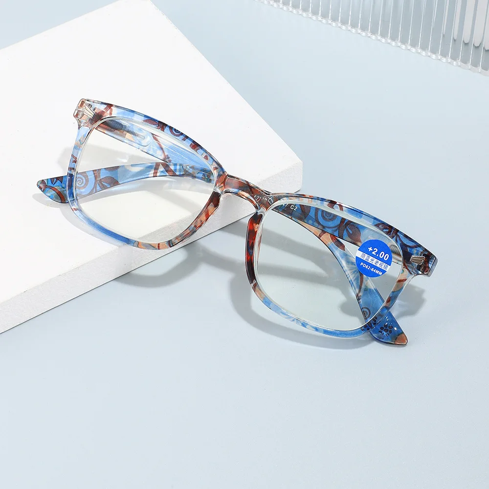 Imagem -03 - Novos Óculos para Presbiopia Lupas Anti-luz Azul da Moda Óculos de Leitura de Alta Definição