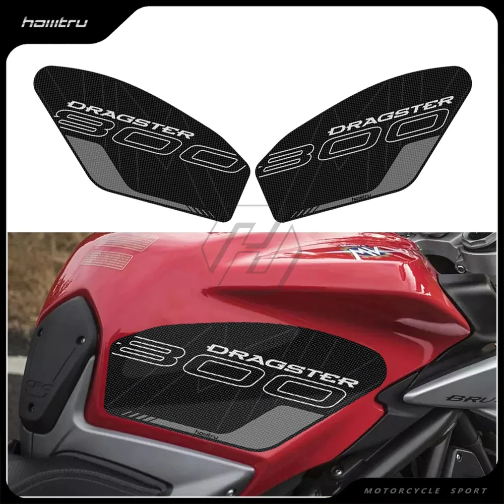 

Motorcycle Side Tank Pad Protection Knee Grip Anti-slip for MV Agusta DRAGSTER 800 RC RR AMERICA PIRELLI 2019-2020 decoration