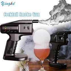 Cocktail Smoke Bubble Gun，Smoke Gun，5-Flavour Oil and Edible Bubble for Food and Drink, Bourbon, Rum, Coffee, Meat, for Bar