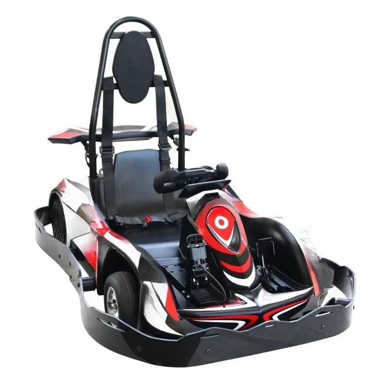 High Quality Cheap Four Wheels Pedal Electric Go Karts for Children and Kids with Dual Motor 45km/h Max Speed Racing