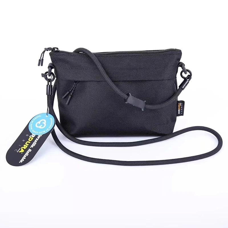 

Japanese Style Bag Unisex Nylon Cloth Shoulder Bag Waterproof Fanny Pack Handbag High-grade Fabric Crossbody Bag Cell Phone Bags
