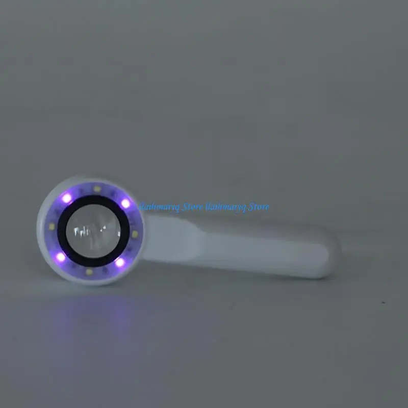 573B Portable Identification Magnifier with Integrated Lighting System for Jewelry