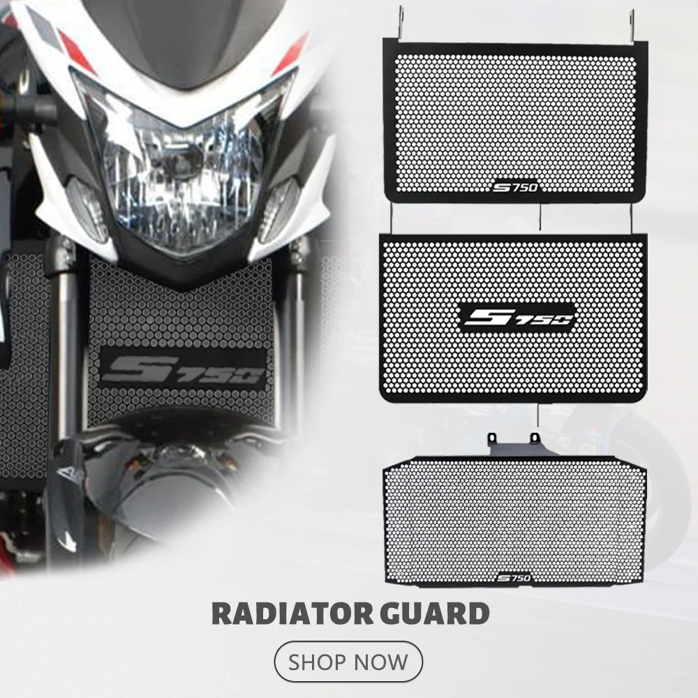 

For Suzuki GSX-S750 GSX-S750Z GSX S750 S750Z 2017-2025 2026 Motorcycle Accessories Radiator Grille Guard Cover Grill Protector