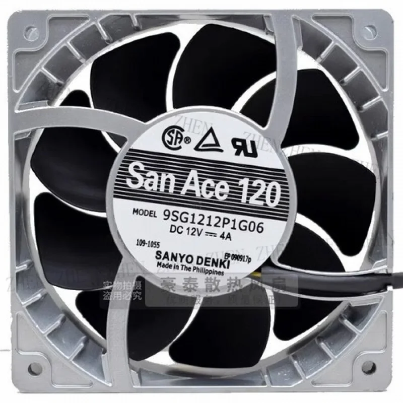 

Y ДЛЯ SANYO 9SG1212P1G06 12038 DC12V 4A 12CM 4-проводной инверторный охлаждающий вентилятор