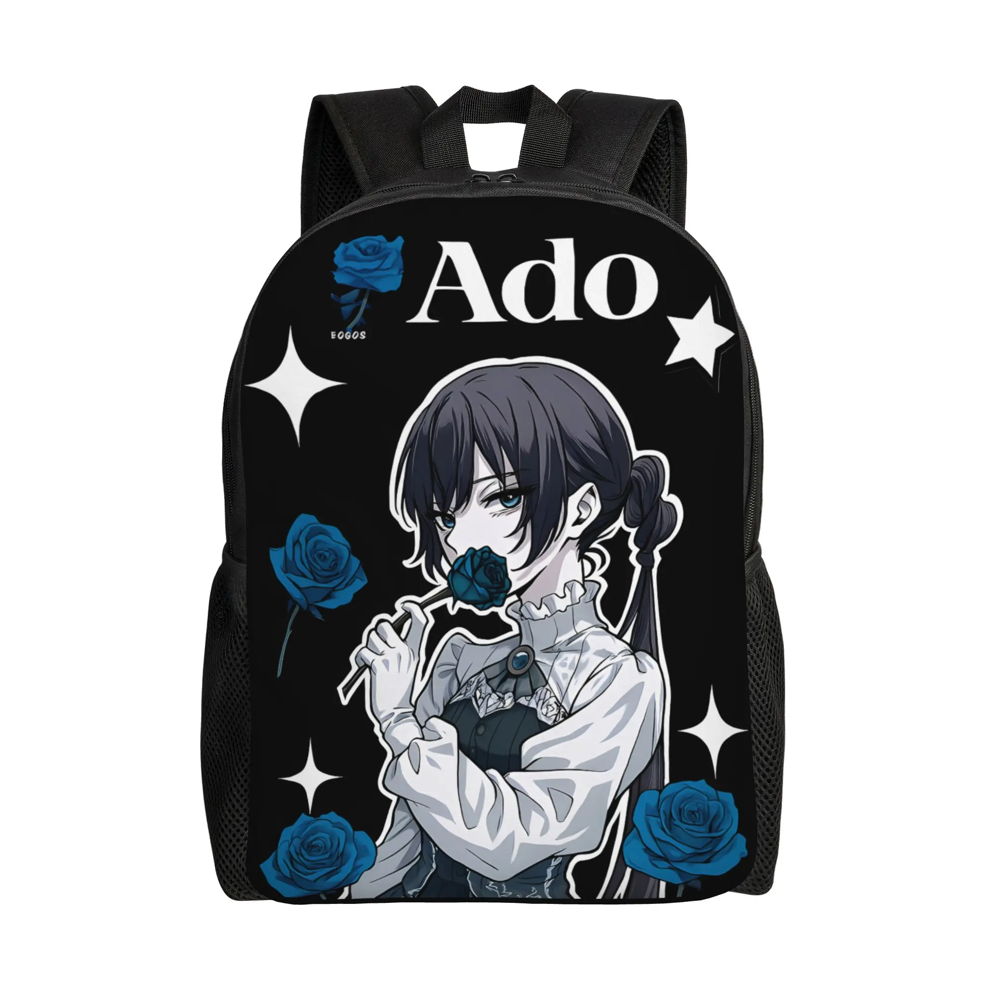 Ado Hibana World Tour Casual Backpack Durable High School Work Anime Singer Daypack for Men Women Laptop Canvas Bags