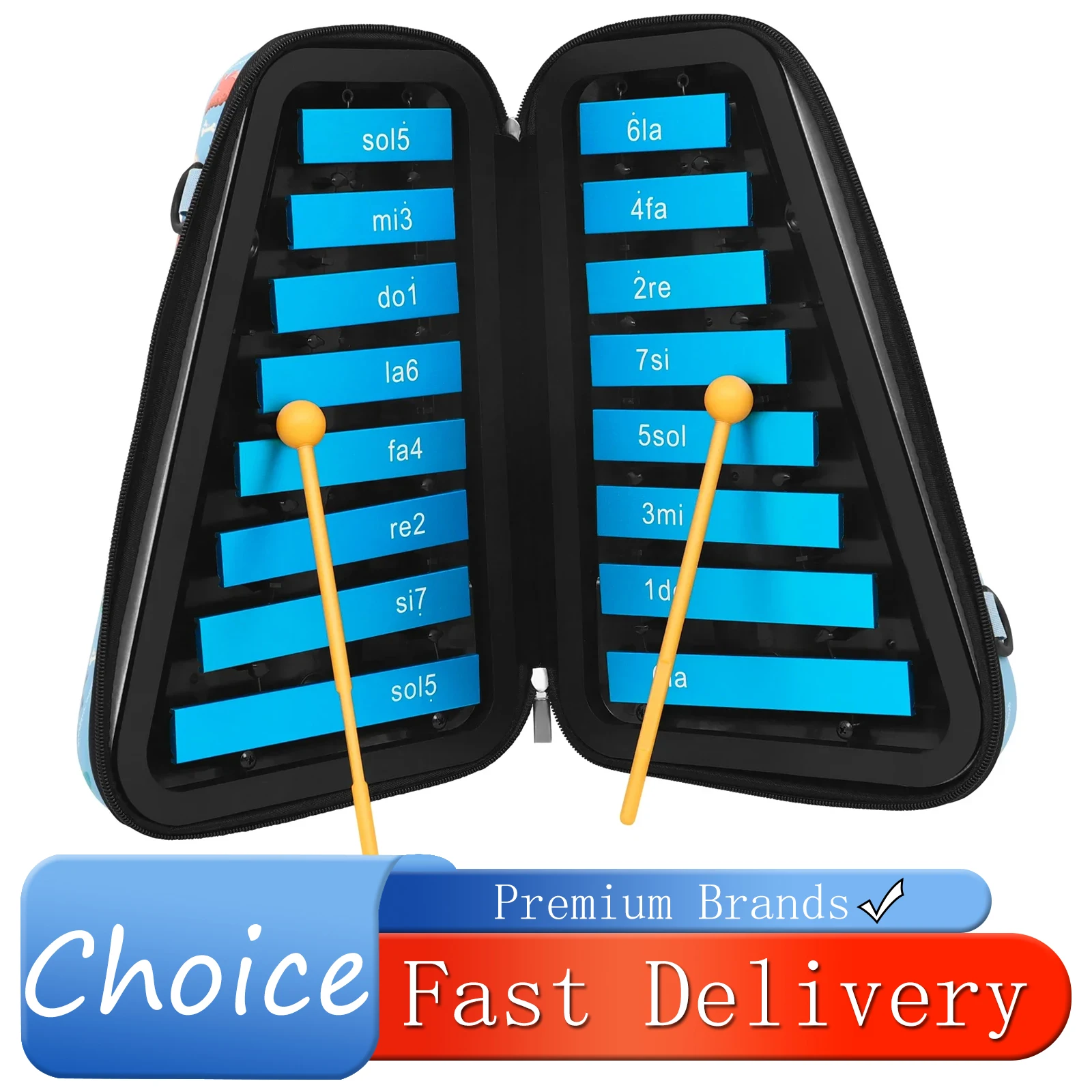 

IRIN 16 Note Xylophone 16 Keys Aluminum Plate Xylophone Glockenspie Early Educational Musical Instrument Gifts For Kids Children