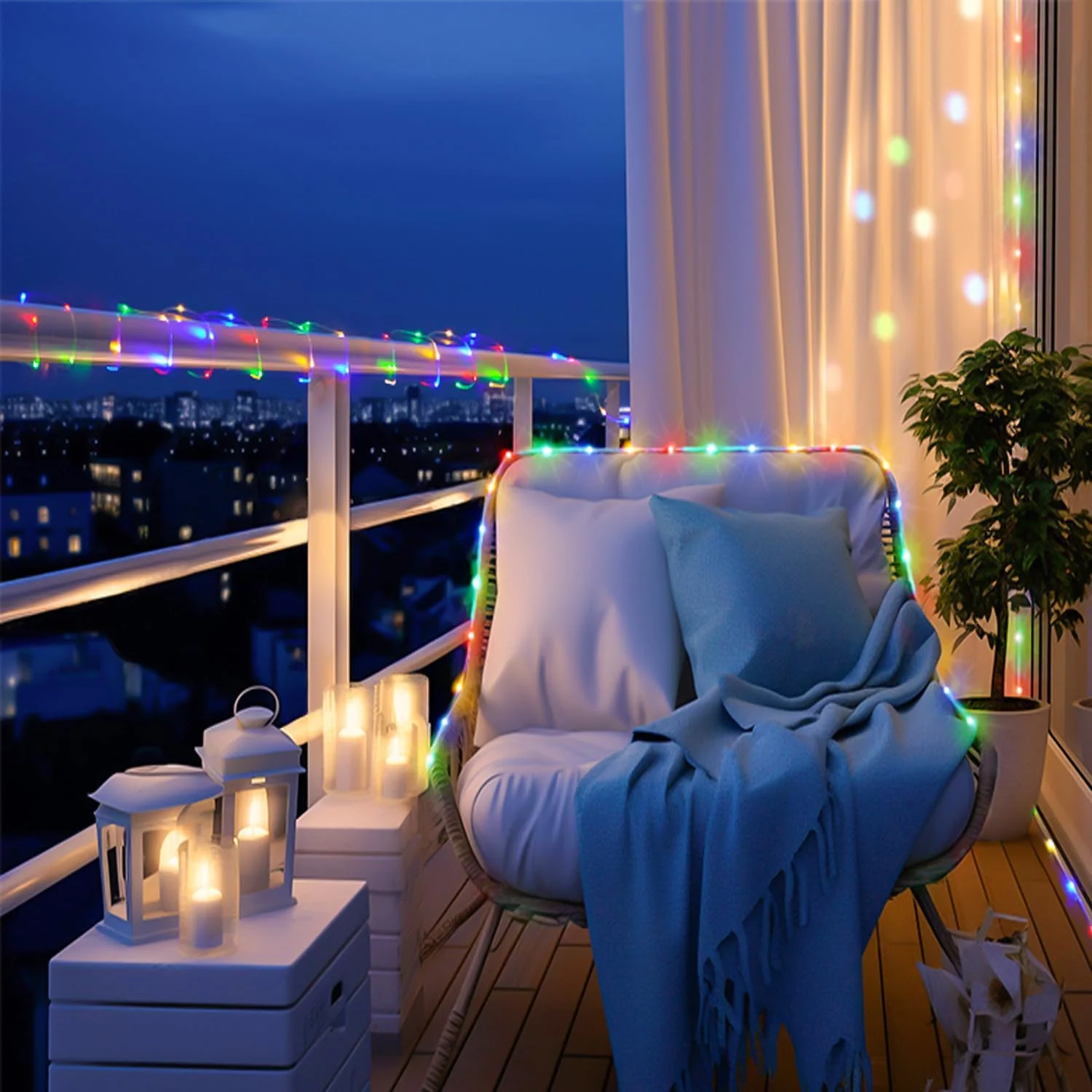 Solar Rope Lights Solar LED Light Path Deck Outdoor Garden Solar String Lights Waterproof Outdoor Lighting Strips 8 Light Modes