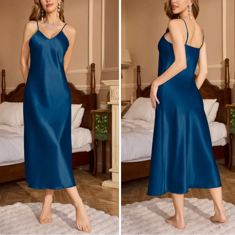Krismile Spring Autumn Robe Sets 2025 New Luxury Sexy Backless Nightgowns Loose Fit Long Sleeve Robe with Belt Pajama Sets