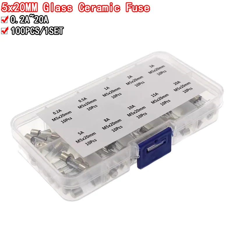 100Pcs 5X20Mm Quick…