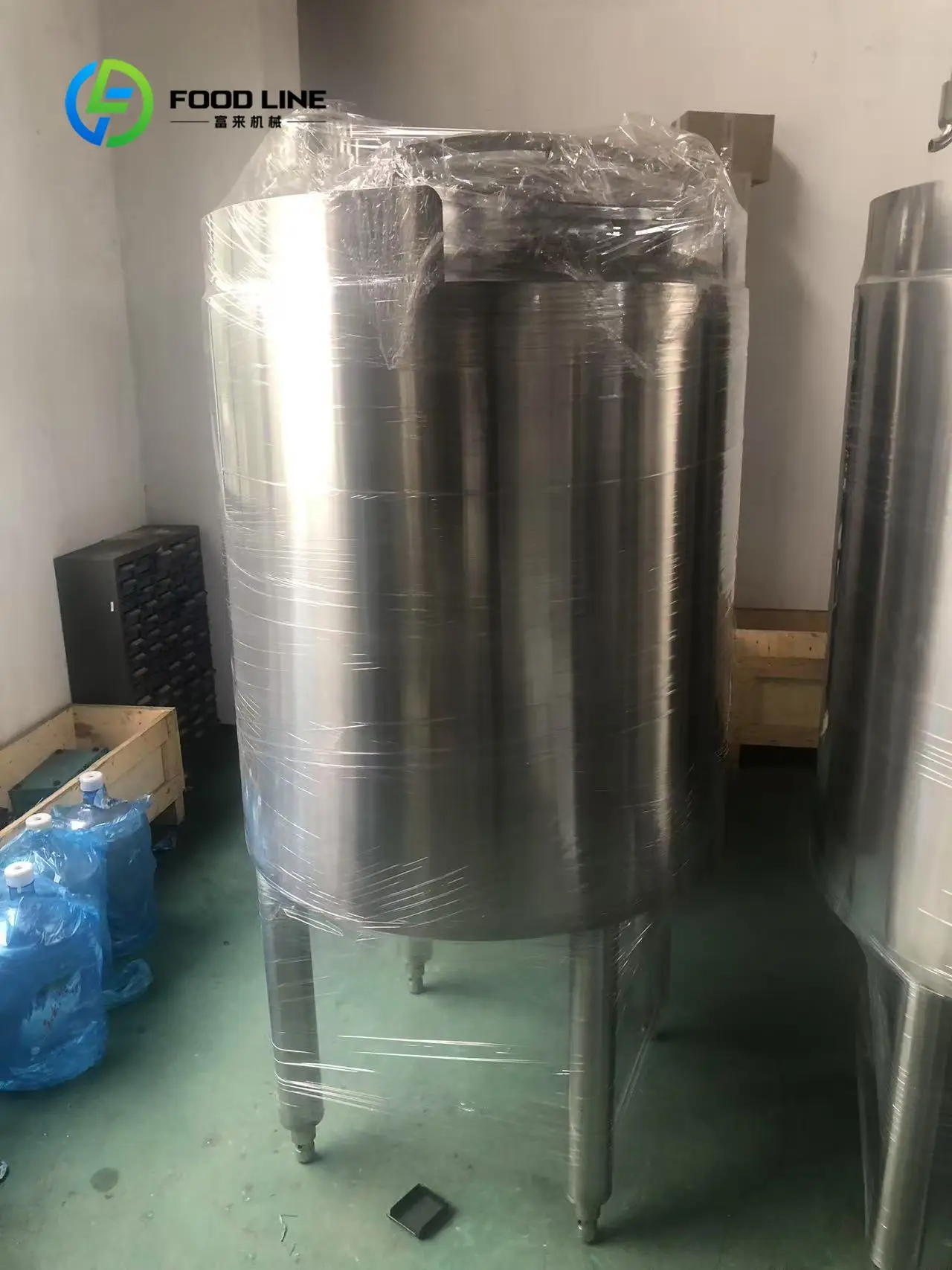 Customized size New high-quality engine-driven mixed steam heated pasteurization tank for high productivity