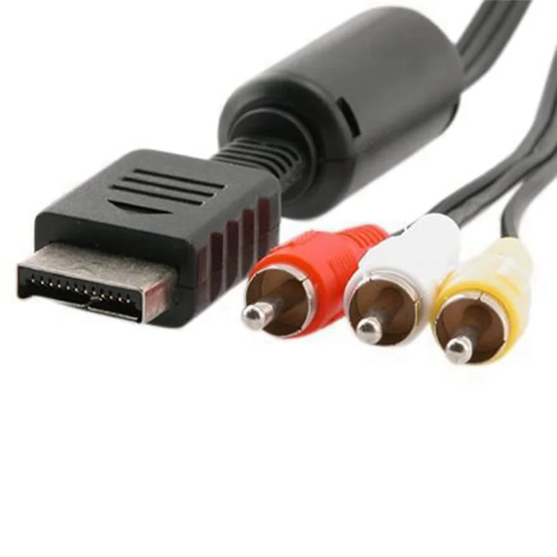 1,8 м HDTV AV аудио-видео кабель аудио- и видео кабели для Sony Playstation 2 3 PS2 PS3 AV A/V компонентный кабель провод