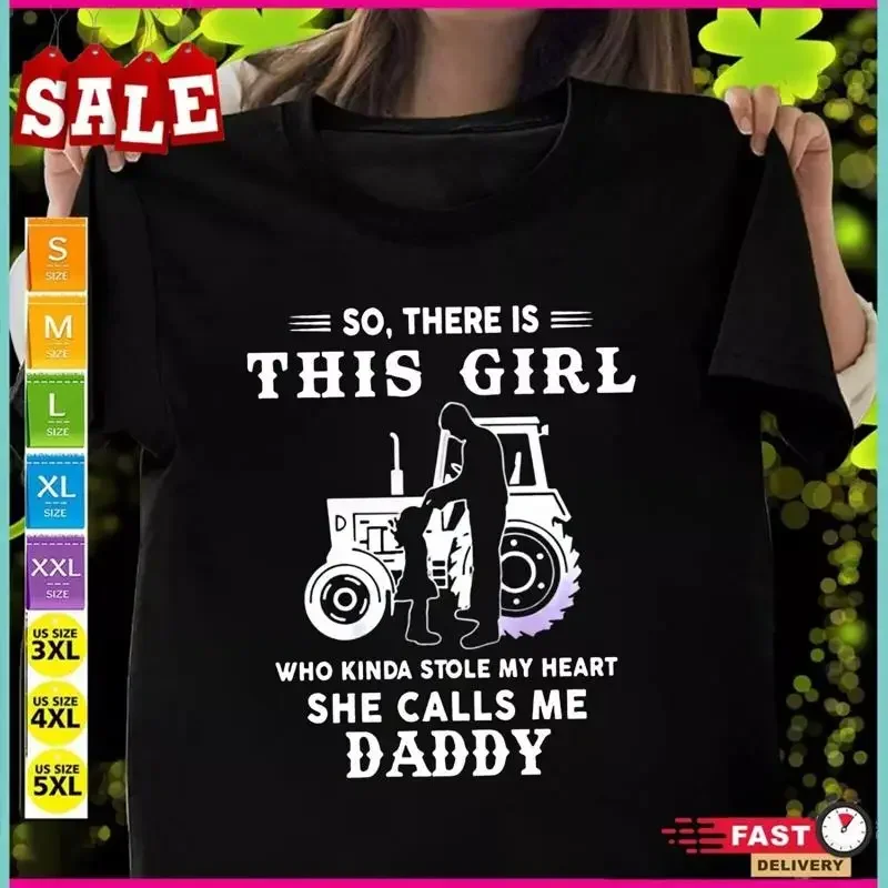 Dad Daughter So there is this girl who kinda stole my hearT T Shirt Father day