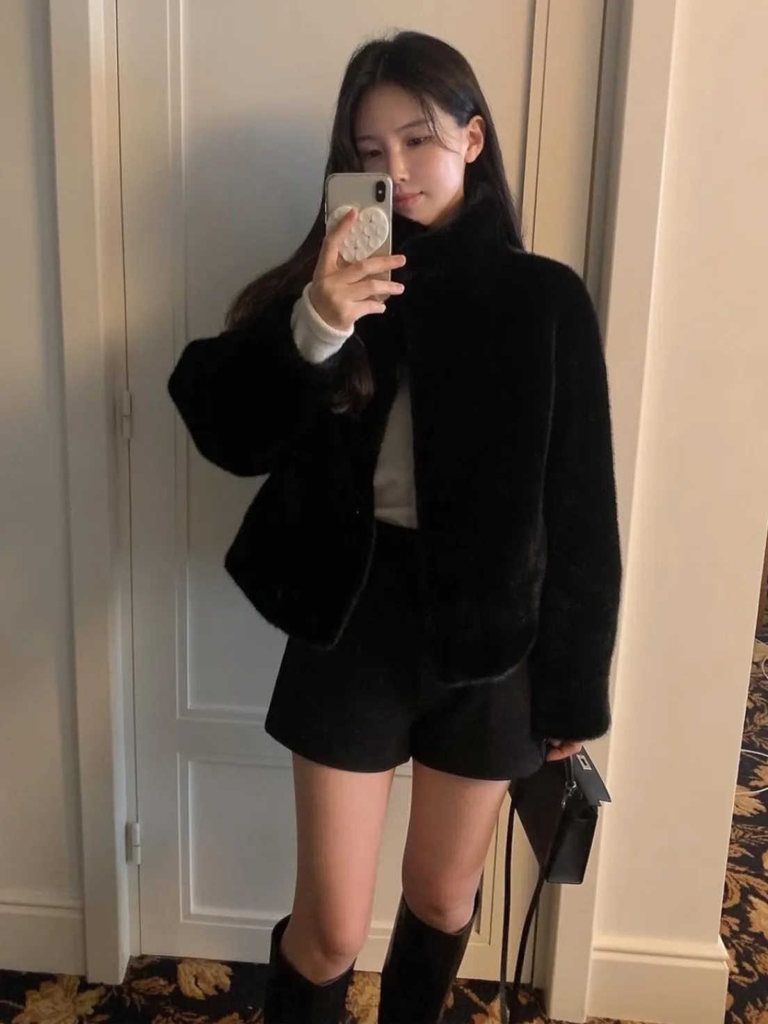   Kunstpelz Jaet Damen Winter Warme Baumwollkleidung Kleine Größe Koreanisches Sle Pendelmuster Andere Materialoberbekleidung