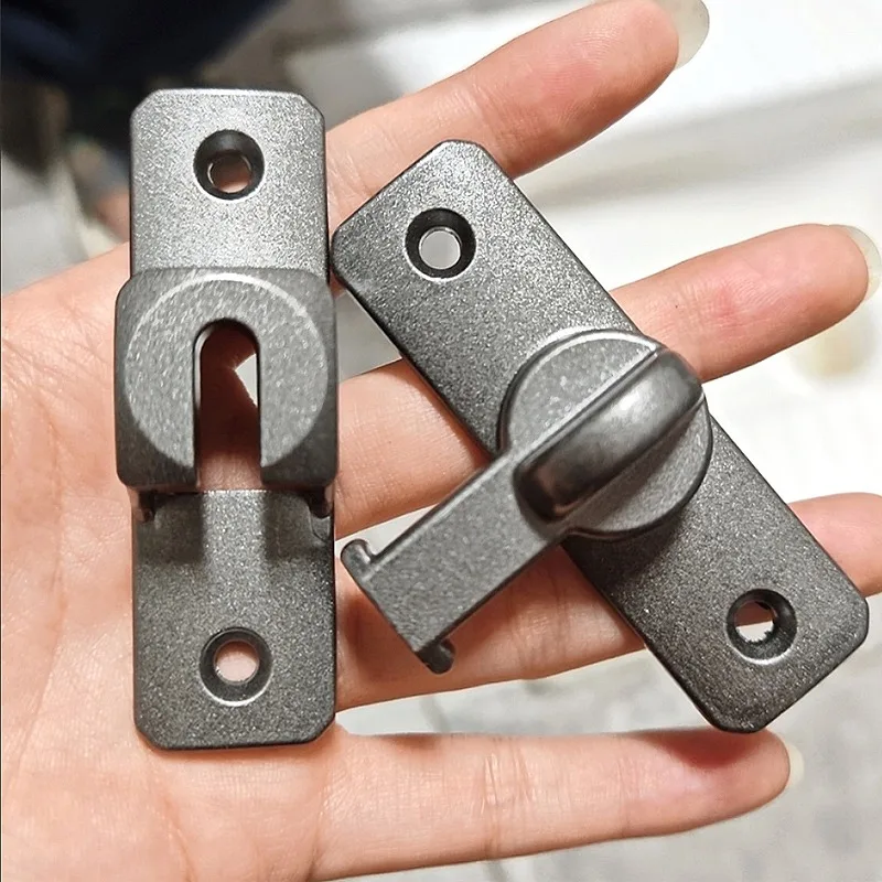 1/5x Alloy Right Angle Door Lock 90 180 Degree Gate Lock Sliding Door Latch Window Drawers Cabinet Gate Buckles Home Hardware