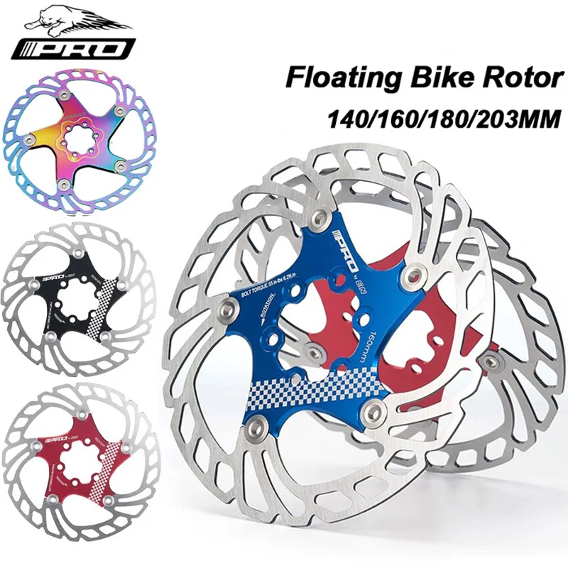 

Велосипедные дисковые тормозные роторы IIIPRO 140 мм, 160 мм, 180 мм, 203 мм для MTB, 6 болтов, гидравлические, плавающие