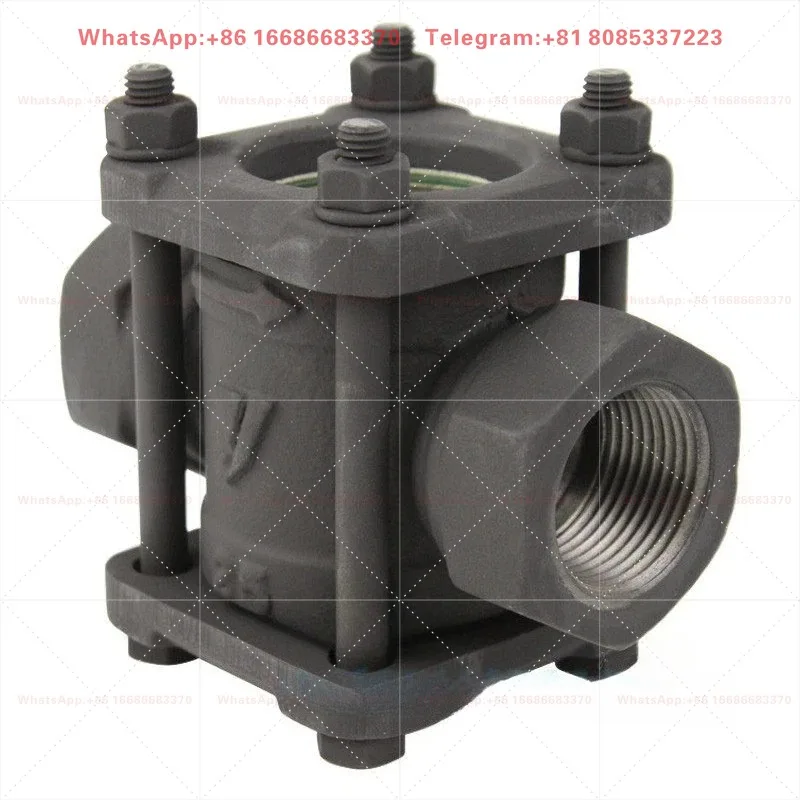 SL-1S Steam Sight Glass Flow Indicator DN15 DN20 DN25 Visual Steam Flow Viewer For Boiler Heat Exchanger Pipeline Industrial