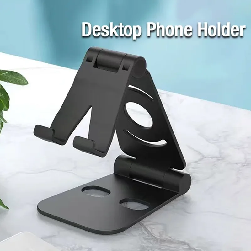Multi-angle Adjustable Desktop Lazy Phone Bracket Dock Foldable Phone Holder Compatible with iPhone 16 15 14 13 12 Pro Max Xs