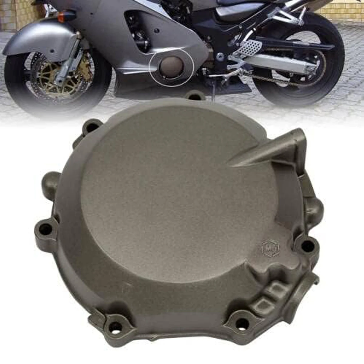 

For 2000-2001 Kawasaki ZX-12R ZX12R Gold Left Side Engine Stator Cover Crankcase OEM Replacement