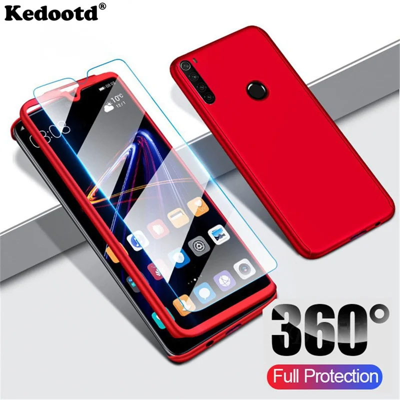 360 Degree Full Cover Front Rear Case For Redmi Note 7 7A 8 8A 9 9T 9A 9C 10 Mi 9 10 10T CC9 Lite POCO M3 X3 Matte Thin Funda