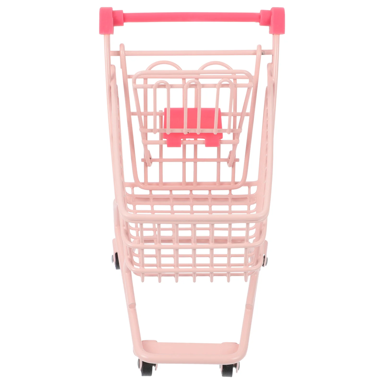 

Mini Shopping Cart Trolley 13.5x9.5x15cm Metal Storage Handcart Kids Toys Supermarket Model Desktop Decor Bright Color