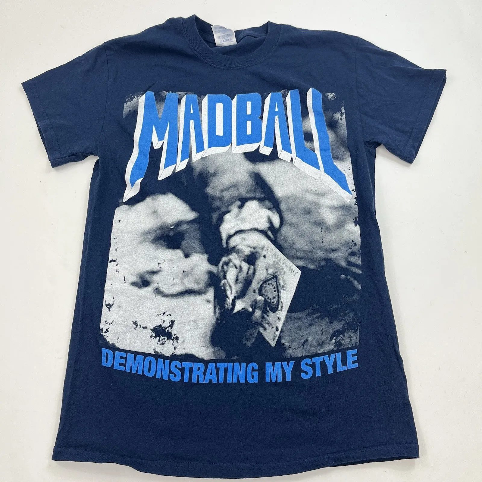 Madball NYHC T-shirt taille petite bleu DMS NY CroMags Agnostic Front Punk
