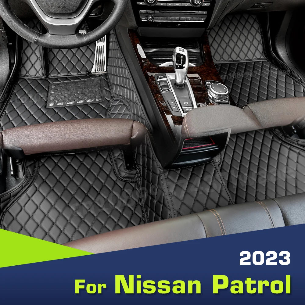 

Автомобильные коврики на заказ для Nissan Patrol 7-Seat 2023, автомобильный ковер, детали интерьера, аксессуары, детали защитных накладок