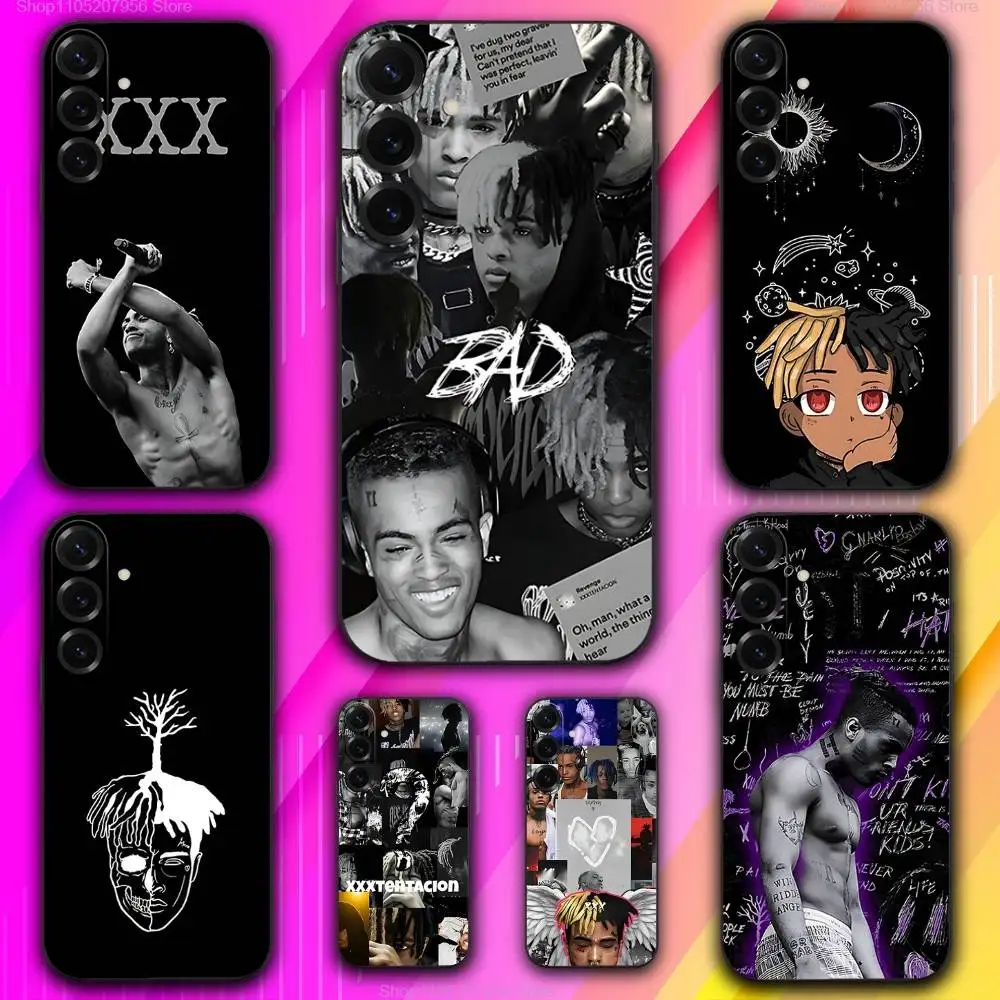 

X-XXXTentacionS Rapper Phone Case For Samsung A 73,72,71,53,52,51,41,40,30,22,21,13,12,Note 20,10,9 Ultra Pro 5G Soft
