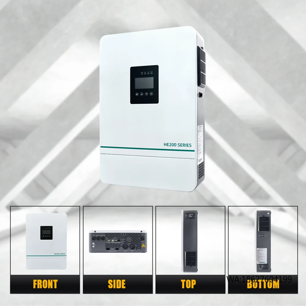 

Inverter 48v With WIFI HLTNC Hybrid Inverter 3.6KW 5.5KW 6.5KW 49.5kw Solar Inverter Sine Wave AC 220V Household Photovoltaic