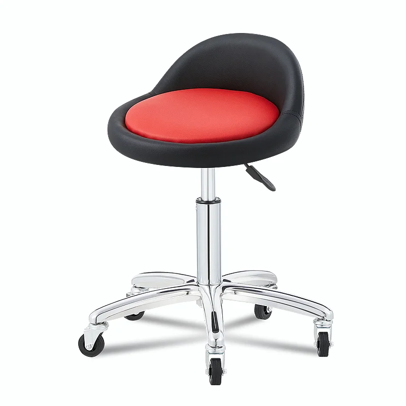 เก้าอี้เสริมสวย ร้านตัดผม เก้าอี้ติดผม ลิฟท์หมุนได้ เก้าอี้เล็บ เก้าอี้กลมลูกรอก