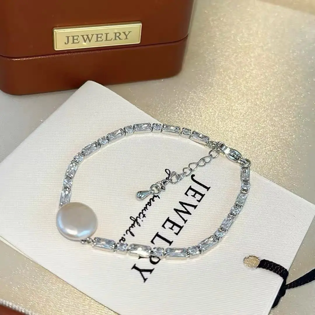 

S925 Sterling Silver Bracelet Mountings ADJUSTABLE Bangle Findings Jewelry Parts Fittings Accessories for 10-11mm Pearls