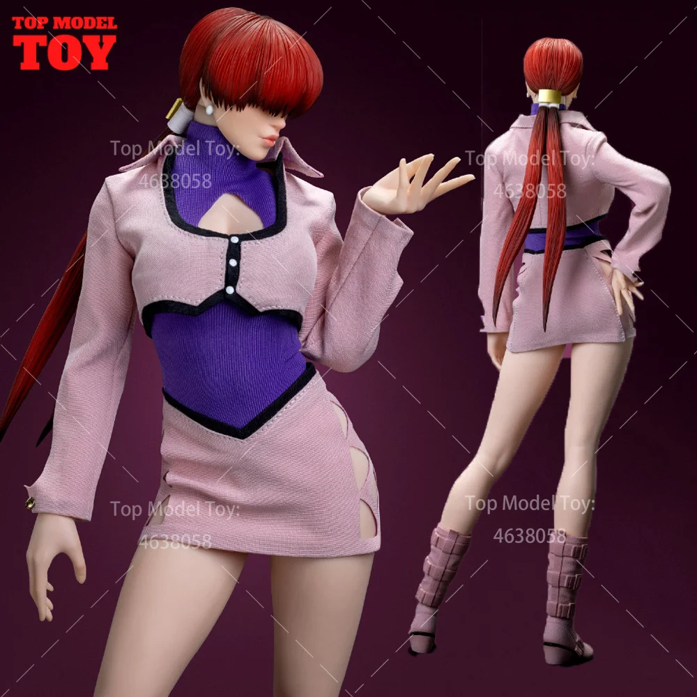

Tunshi Studio 1/6 TS-XZZ-007 Shermie с двойной головкой, женщина-солдат, 12 дюймов, экшн-фигурки, куклы 29 см, полный набор и подставка для коллекции