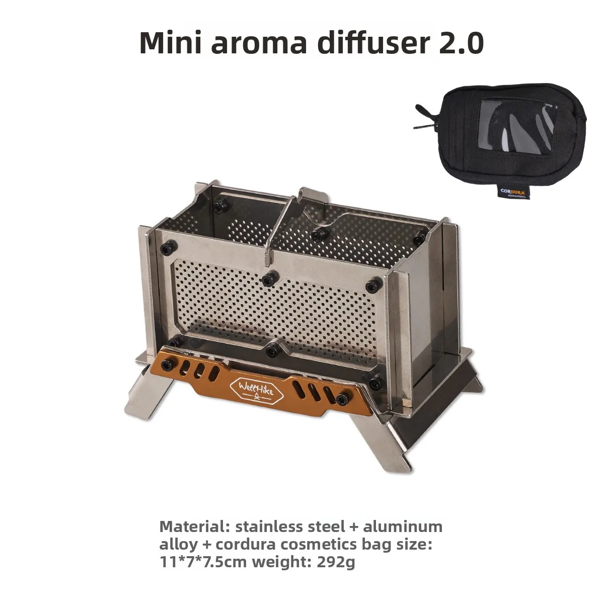 

Stainless Steel Mini Incense Burner – Portable Aromatherapy Stove for Home Decor, Outdoor Camping Fire Pit & Creative Gift