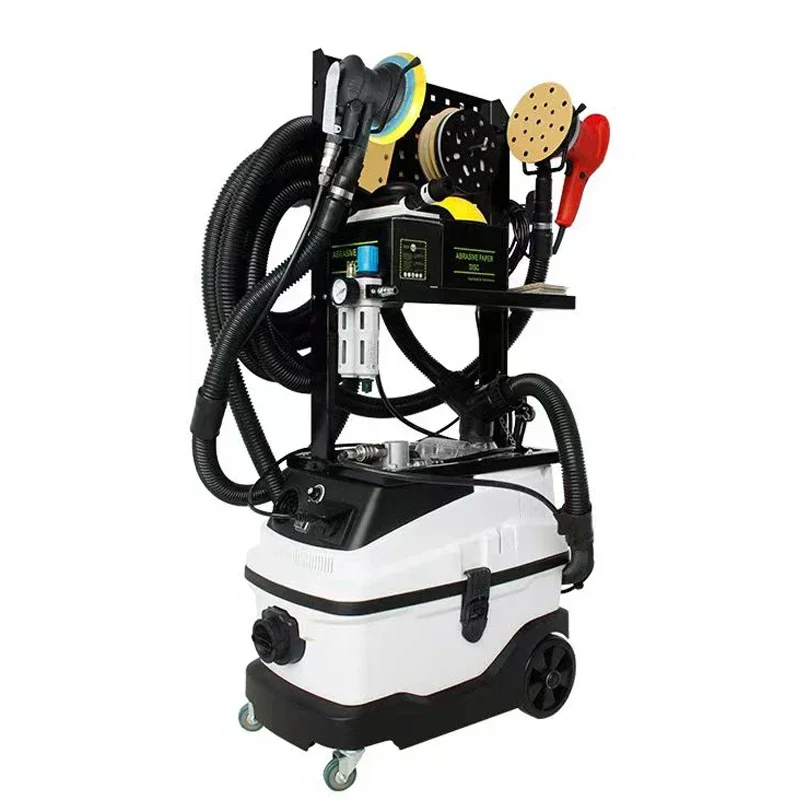 Dust-free car polisher grinding machine tools pneumatic for car body repair dust dry sanding polishing machine