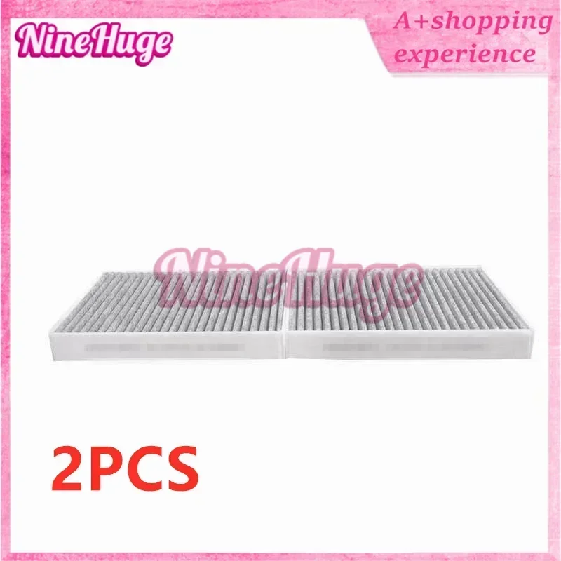 2 قطعة 64 11 9 366 401 فلتر هواء المقصورة من الكربون المنشط مناسب لسيارات BMW 740 Li/740 E/750 I 64119366401 64119366402 64119366403 #1