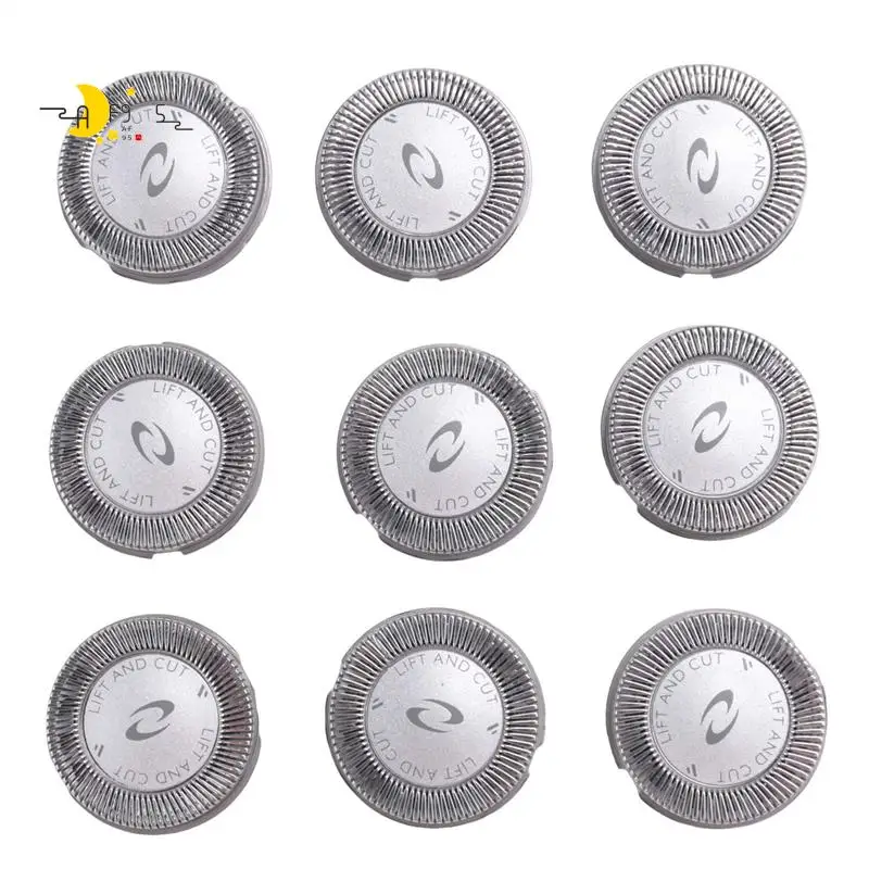 

AF95-9 Pcs Replacement Shaver Head For Norelco HQ3 HQ4 HQ55 HQ56 HQ6900 HQ6868 HQ5812 HQ6874 Razor Blade