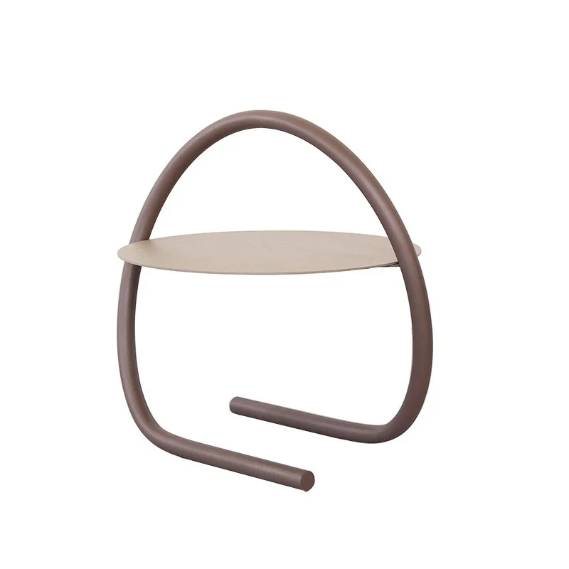 

Japanese-style tatami simple modern small household leisure edge tab le, metal assembled small tea table