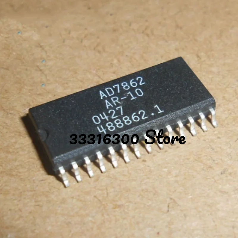 3PCS New AD7862AR-10  SOP28  Analog to Digital Converter Chip IC