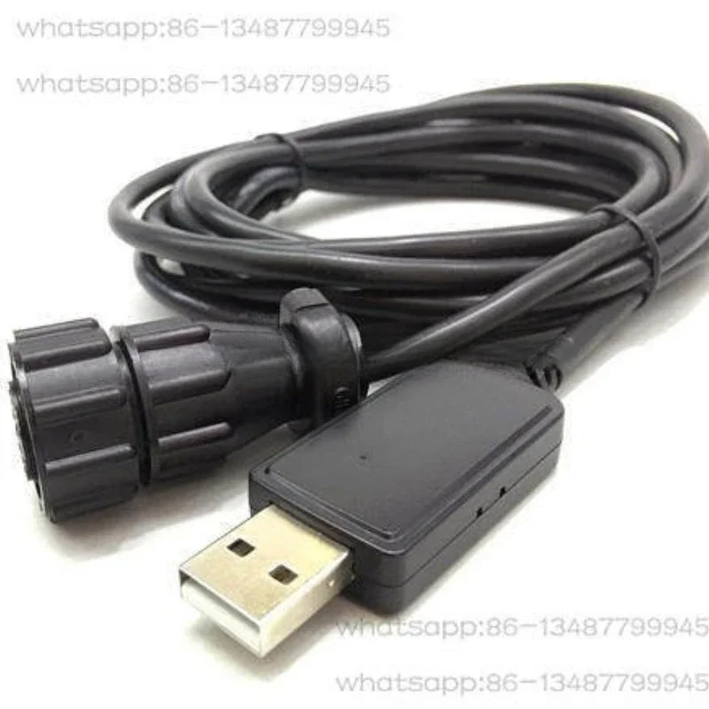 AIS Pilot Plug USB Data Cable, 3m Marine Pilot Interface USB Cable for Ship AIS Navigation System