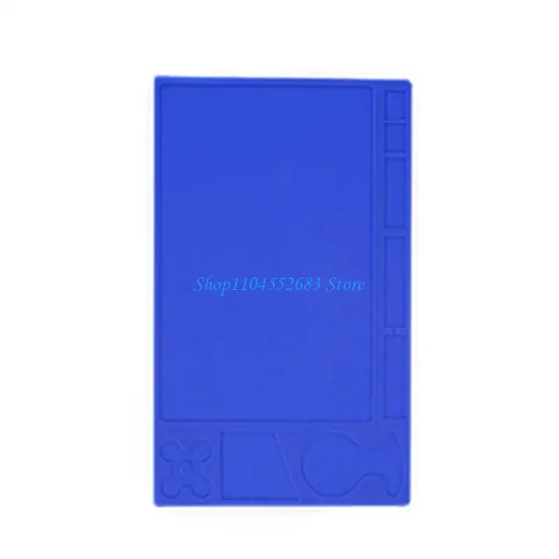 Y6GD Easy Cleaning Workstation Silicone Soldering Mat For Computer Phone Repair Featuring Slip Resistant Design Storage Zones