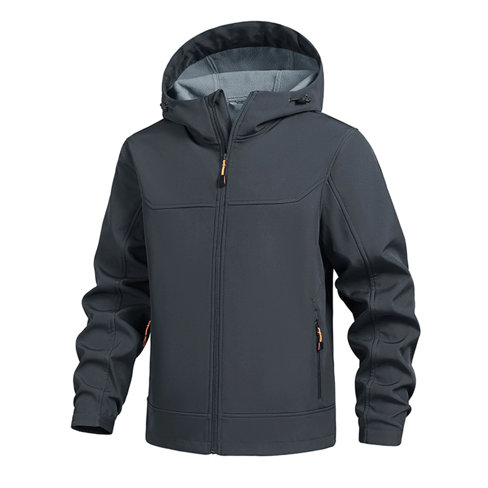 

Sports Jacket Men Outdoor Autumn Winter Windproof Soft Shell Jacket Waterproof Sports Jacket Inner Fleece Lining Sports Coat