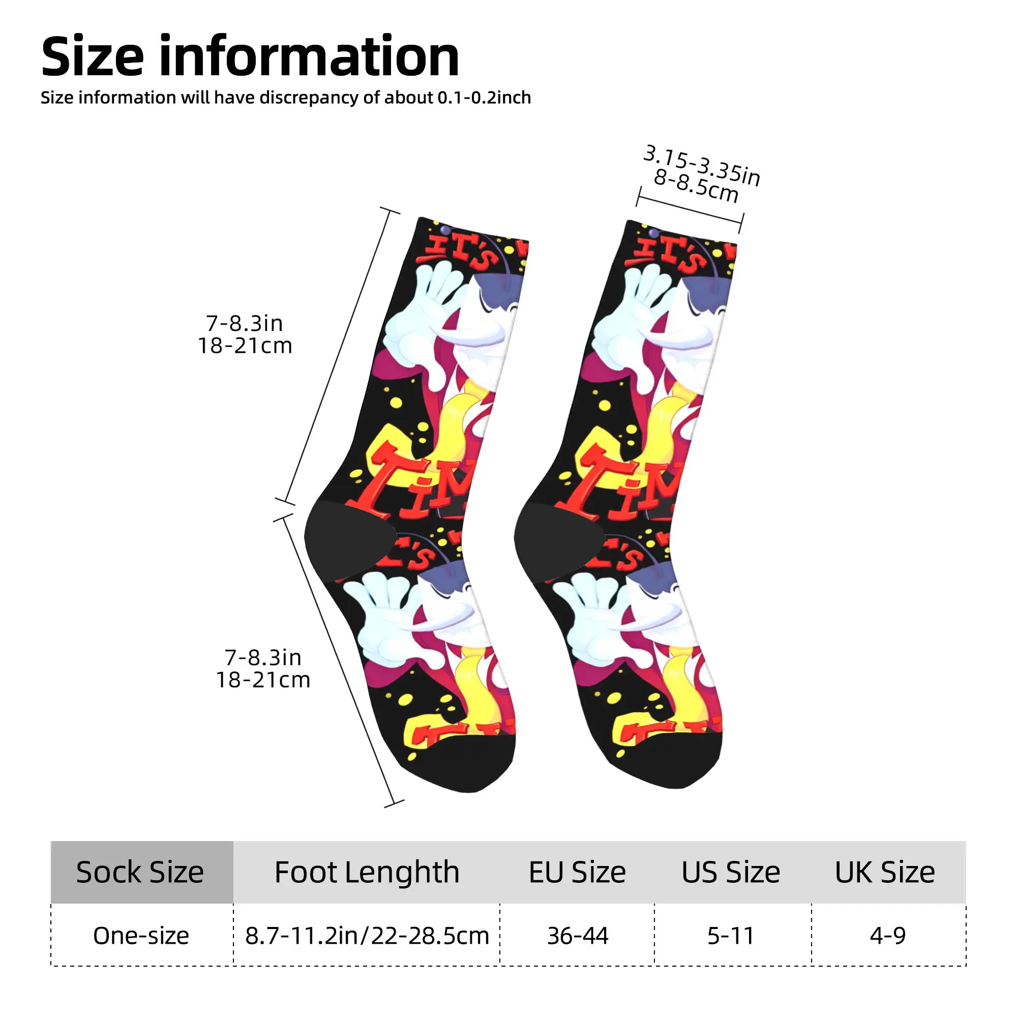 Nuevos calcetines para hombre Harajuku Deltarune Mr Ant Tenna TV Time calcetín Gaming gráfico calcetines de mujer Primavera Verano Otoño Invierno