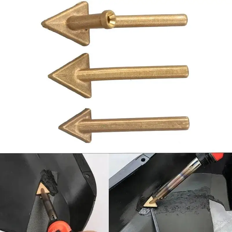 3Pcs Welding Replacement Tip, Durable Soldering Iron Accessories, Electric Soldering Iron Tip,Welding Rod Heating