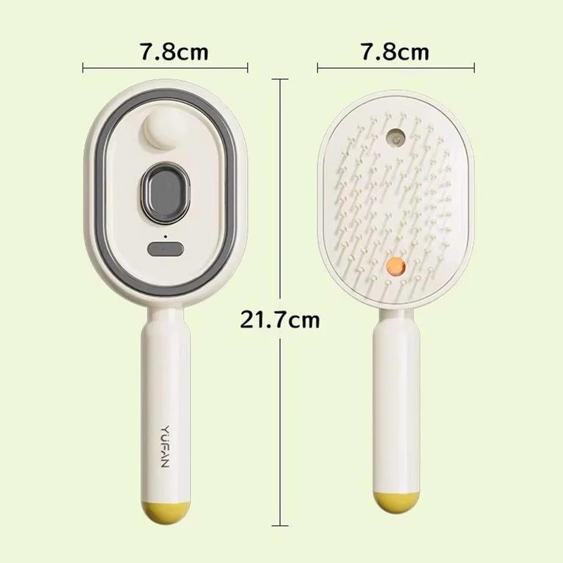 Multifunctional Massage Comb,Electric Spray Air Cushion Scalp Massager,Self-Cleaning Essential Oil Hair Care Comb,Gift for Women - view 6
