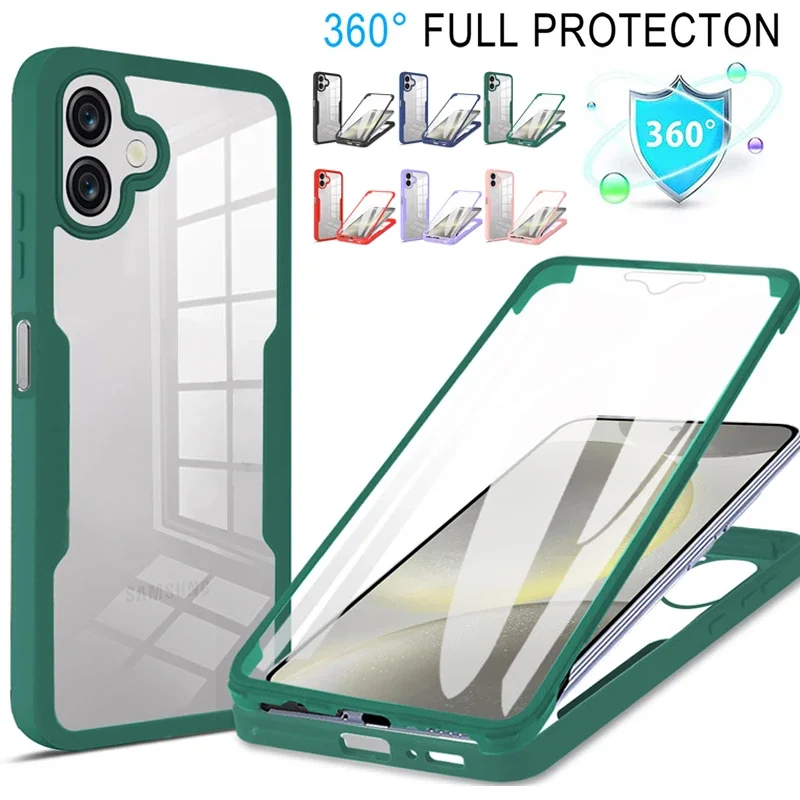 حافظة لهاتف Xiaomi Poco X7 Pro 5G مقاومة للصدمات كاملة 360 درجة، غطاء حماية للشاشة الشفافة لهاتف Pocco Poko Little X7Pro X 7 Coque