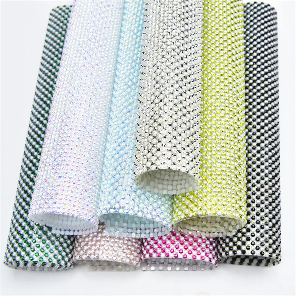 縫製用粘着テープ,24x40cm,ラインストーン,パール,クリスタル,スクラップブック用,DIY,新品