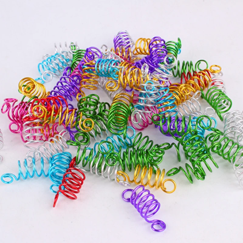 

1Bag 10pcs Factory Sale Adjustable Cuff Clip Hair Braids Dirty Braids Beads Hairpin Jewelry Hip-hop Hair Accessories