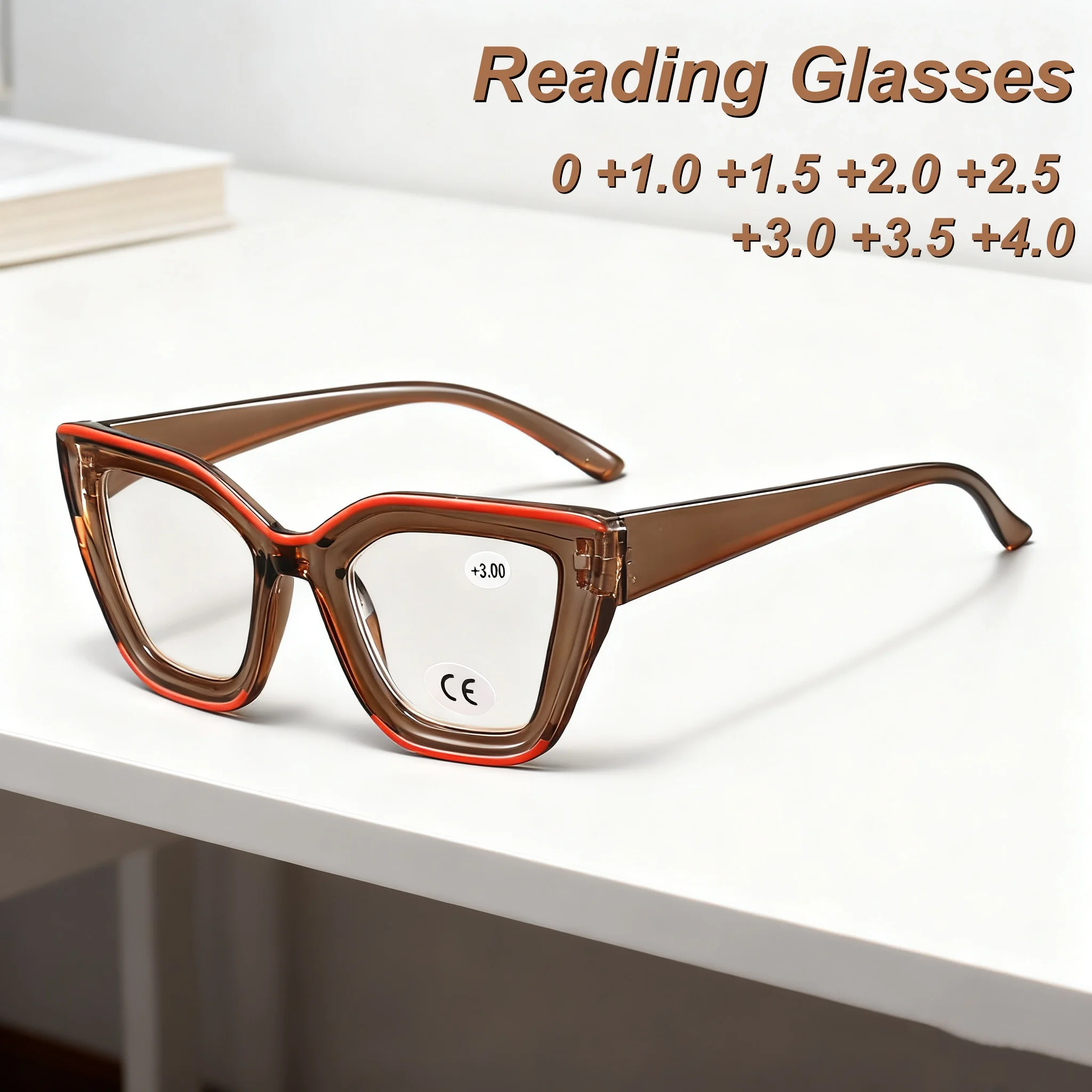 

New Fashionable Personalized Butterfly Shaped Women's Reading Glasses Retro Neutral High Quality Anti Blue Light Glasses