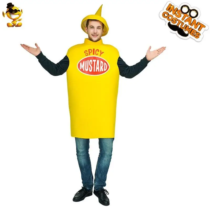 

Adult Couples Halloween Tomato Sauce Cosplay Stage Performance Costume Masquerade Ball Prank Women's Men's Funny Outfit