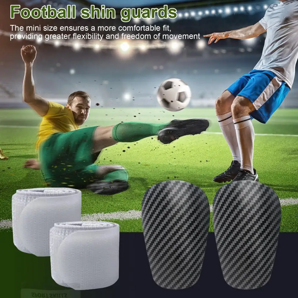 

Strap Shin Pads Lightweight Mini Soccer Shin Guards for Football Training Competitions Flexible Shin Pads with Strap for Sports